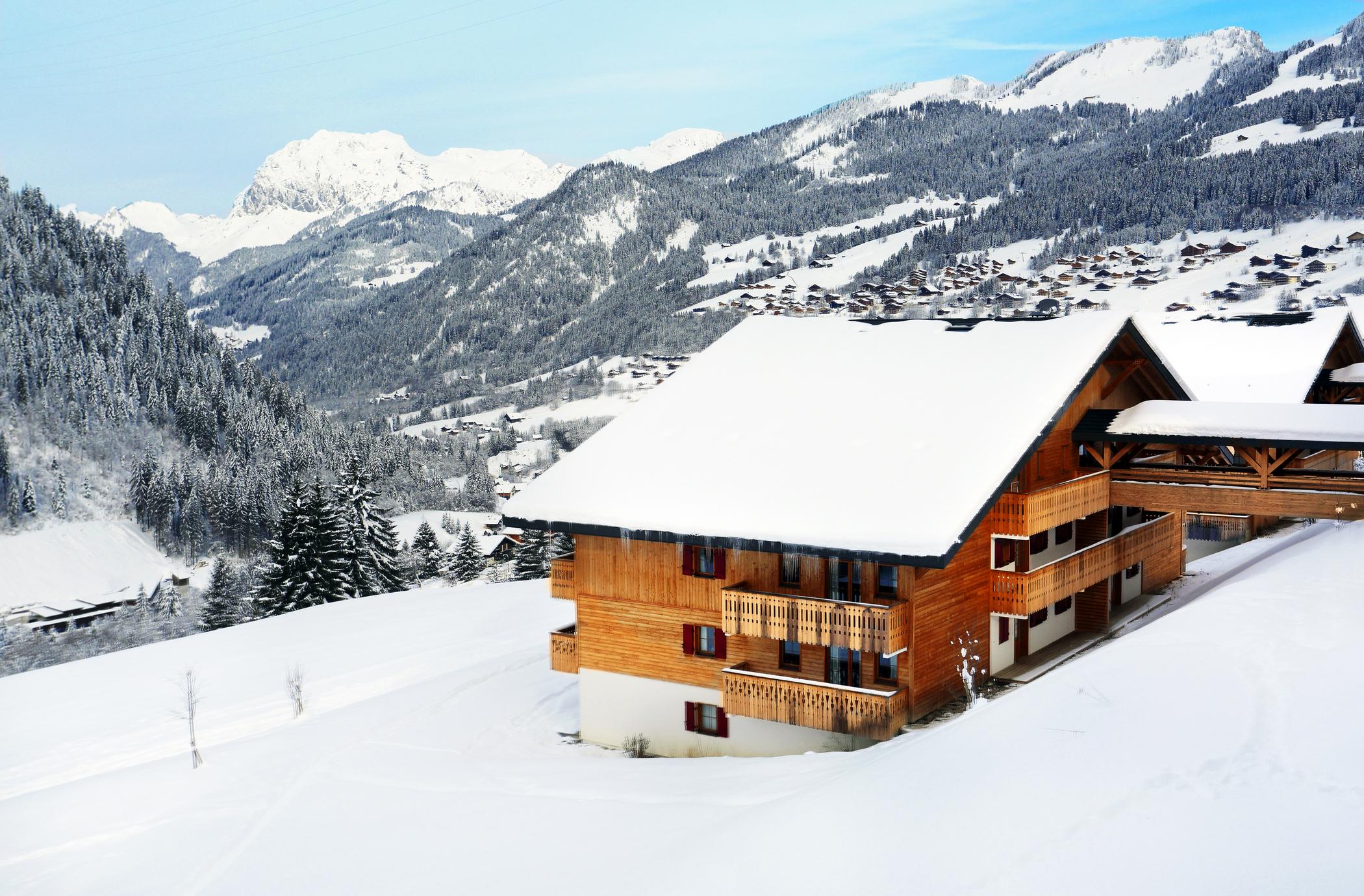 Residence Nemea Le Grand Lodge Châtel Exteriör bild