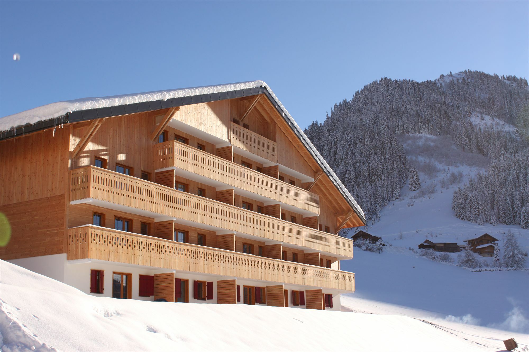 Residence Nemea Le Grand Lodge Châtel Exteriör bild