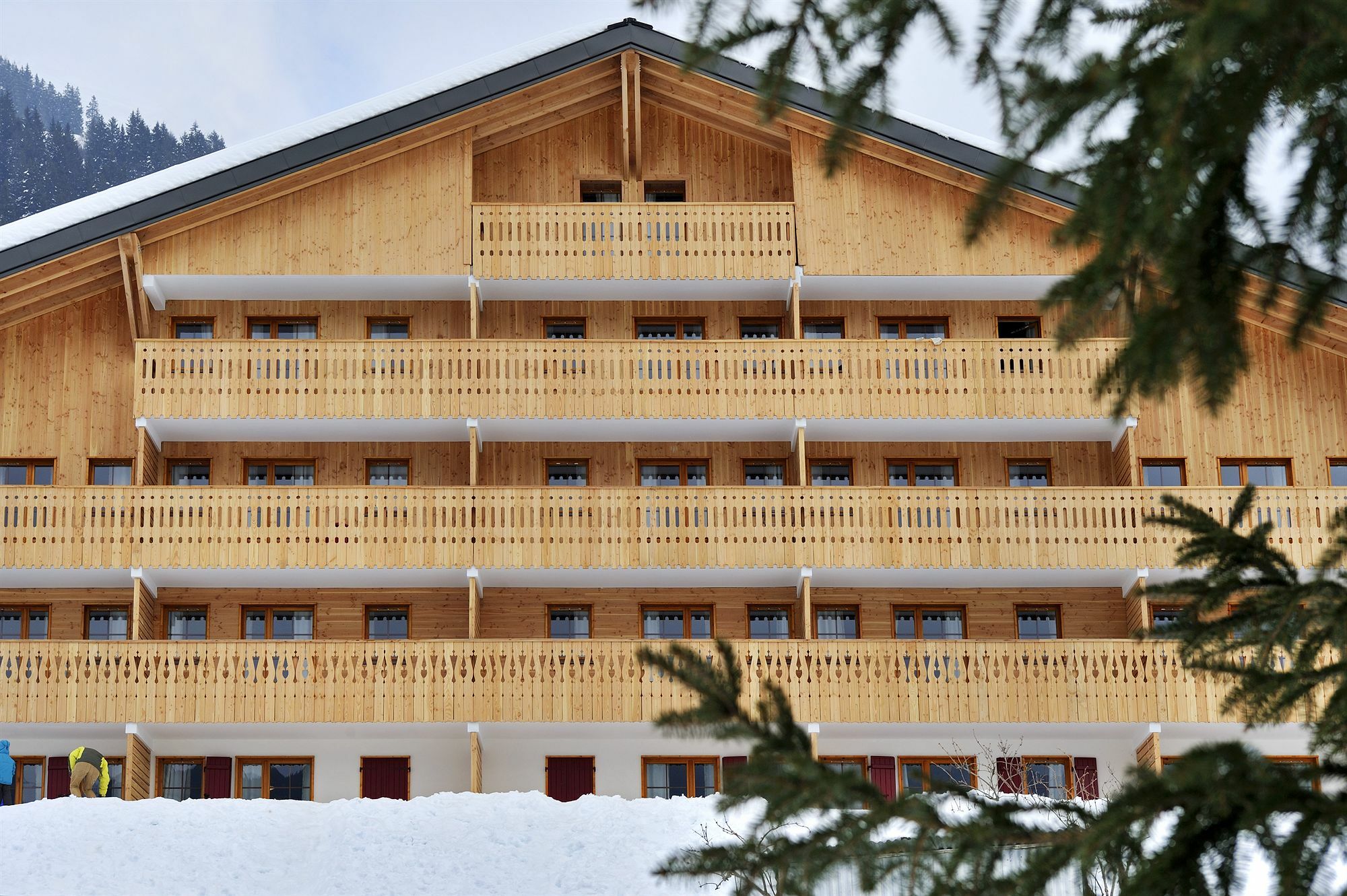 Residence Nemea Le Grand Lodge Châtel Exteriör bild